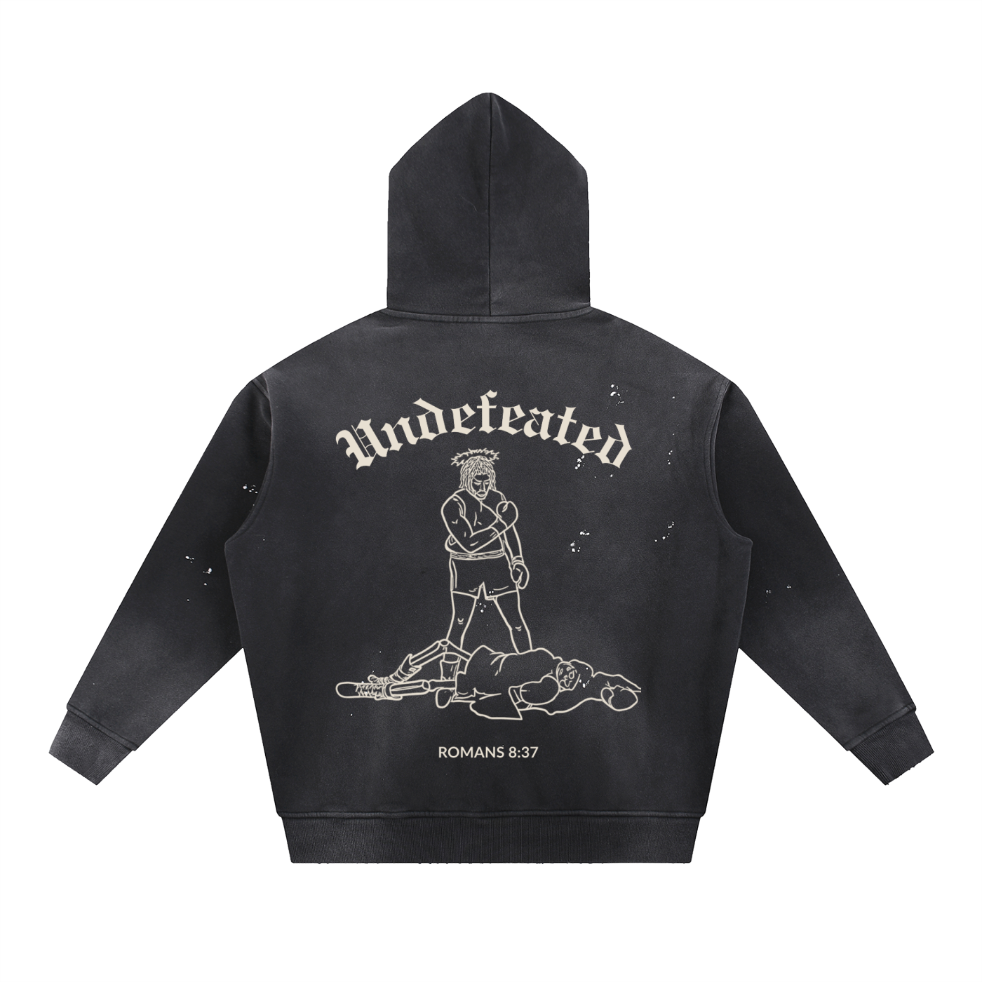 Undefeated Vintage Washed Frayed Fleece Hoodie