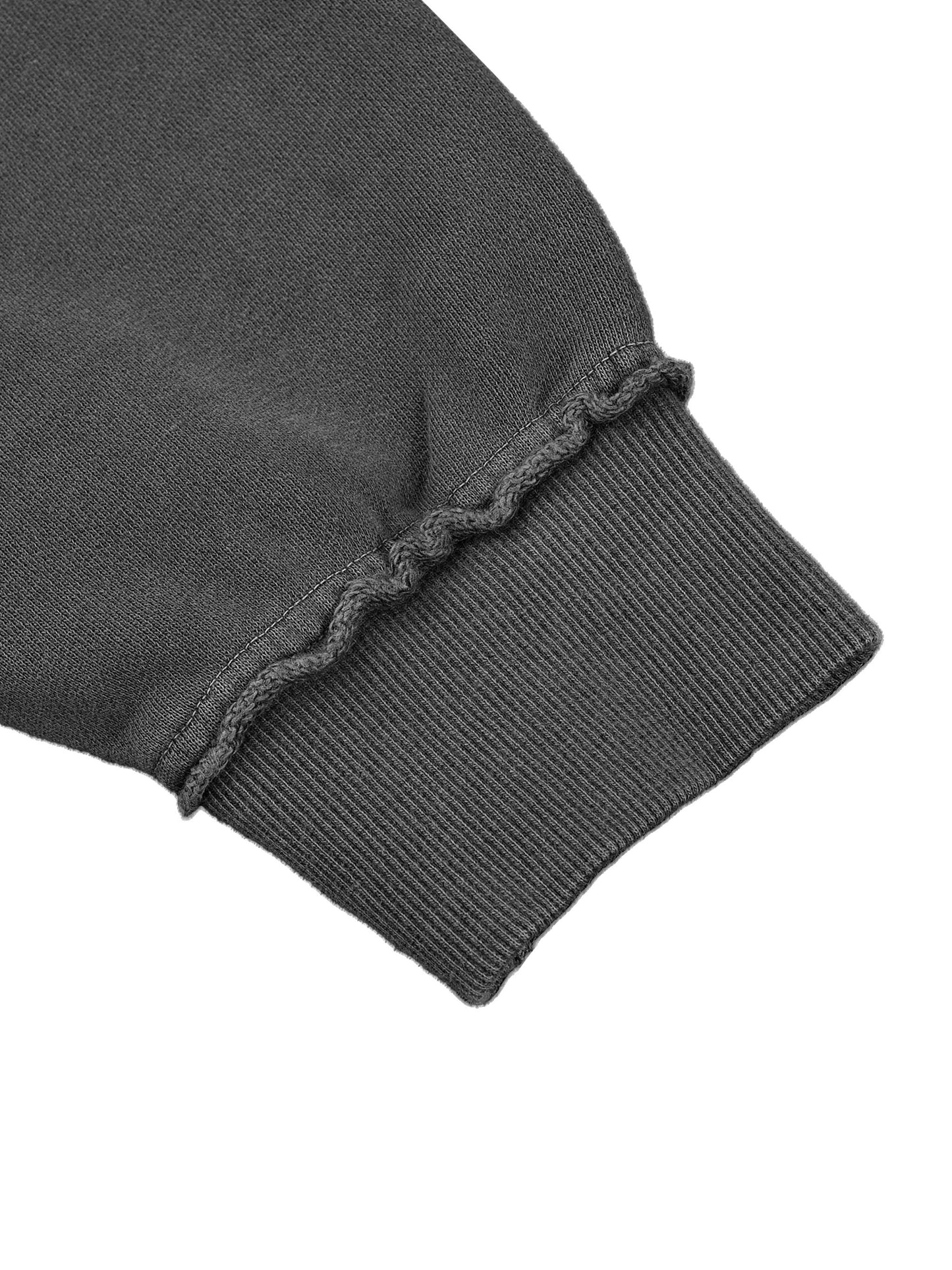 "BLESSED" Snow Washed Raw Hoodie